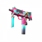 StatTrak™ MAC-10 | Neon Racer (Well-Worn)