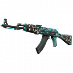 StatTrak™ AK-47 | Snowstorm (Battle-Scarred)