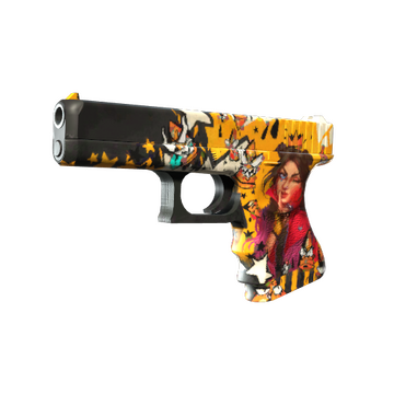 StatTrak™ Glock-18 | Queen of Bullets (Well-Worn)