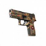 StatTrak™ P250 | Red Stone (Battle-Scarred)