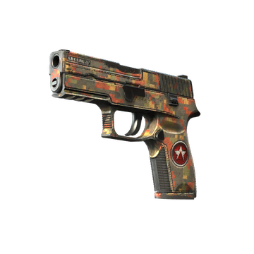 StatTrak™ P250 | Red Stone (Battle-Scarred)