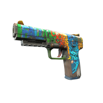 Souvenir Five-SeveN | Fall Hazard (Field-Tested)