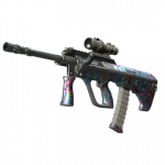 StatTrak™ AUG | Deadly Pups (Well-Worn)