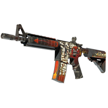 M4A4 | Hellfire (Well-Worn)