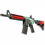 StatTrak™ M4A4 | Bullet Rain (Well-Worn)