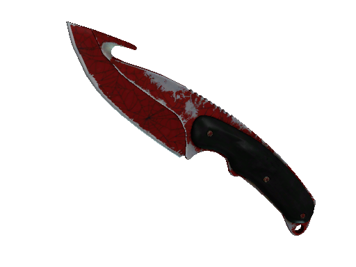 ★ Gut Knife | Crimson Web (Well-Worn)