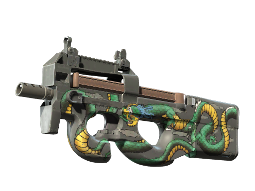 StatTrak™ P90 | Emerald Dragon (Factory New)