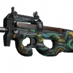 StatTrak™ P90 | Emerald Dragon (Well-Worn)